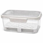 Acrylic Fridge Storage Organizer with Lid