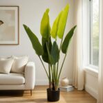 Artificial Traveler's Palm (9-Leaf PVC Simulation) - Image 2
