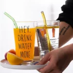 Reusable Borosilicate Glass Straws Set Of 5 - Image 2