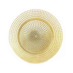 Plastic Plate - Golden
