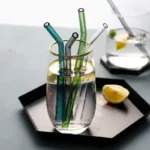 Reusable Borosilicate Glass Straws Set Of 5 - Image 3