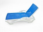 Outdoor Lounge Chair - Blue And White