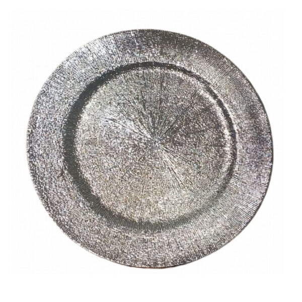 Silver Plastic Plate