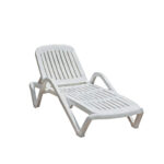 Outdoor Lounge Chair - White