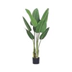 Artificial Traveler’s Canna – 8-Leaf Banana Tree