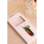 Glass Straws Set – 4 pcs with Cleaning Brush - Image 3