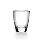 Glass Domino Water Tumbler - 300ml - 6Pcs Set
