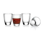 Glass Domino Water Tumbler - 300ml - 6Pcs Set - Image 2