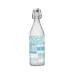 Lory Bottle With Clip Top Cork 1Ltr With Text
