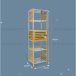 Bathroom Rack (Bamboo) - Image 2