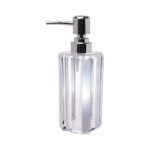 Square Soap Dispenser - Acrylic And Plastic