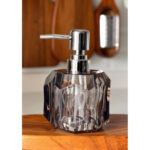 Liquid Soap Dispenser Smoke Grey Acrylic 180ml