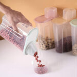 Cereal and Grain Storage Container Lid With Cup - Image 2