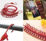 Cloth Hanging Line For Outdoor With 6 Hooks - Image 3