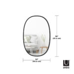 Umbra Hub Oval Wall Mirror - Image 4