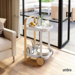 Bellwood Storage Cart - White And Natural - Image 2