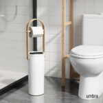 Bellwood Toilet Paper Stand White And Natural - Image 2