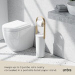Bellwood Toilet Paper Stand White And Natural - Image 4