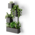 Cubiko Wall Planter Black