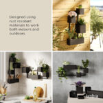 Cubiko Wall Planter Black - Image 4