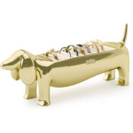 Dog Ring Holder Brass