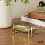 Dog Ring Holder Brass - Image 2