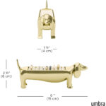 Dog Ring Holder Brass - Image 3