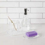 Droplet Tumbler - Tooth Brush Holder - Clear - Image 2