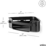 Flex Adhesive Corner Bin Black - Image 3