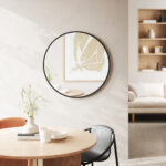 Hub Wall mirror - Black