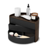 Moona Storgae Box Black And Walnut