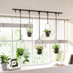 Triflora Hanging Planter Set Of 5 Black - Image 3