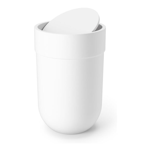 Touch Waste Can White