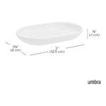 Touch Soap Dish White - Image 2