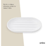 Touch Soap Dish White - Image 3