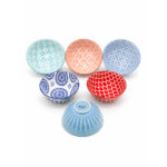 Bohemian Design Porcelain Sauce Bowls – 6pcs - Image 3