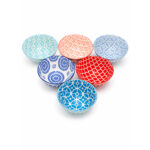 Bohemian Design Porcelain Sauce Bowls – 6pcs - Image 4