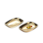 2Pcs Adorn Oval Tray