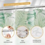 Shower Curtain Rings C-Shaped Pack of 12 Pcs - Image 4