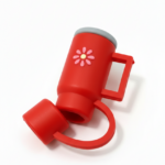 Mug Shaped Silicone Straw Cap