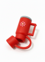 Mug Shaped Silicone Straw Cap
