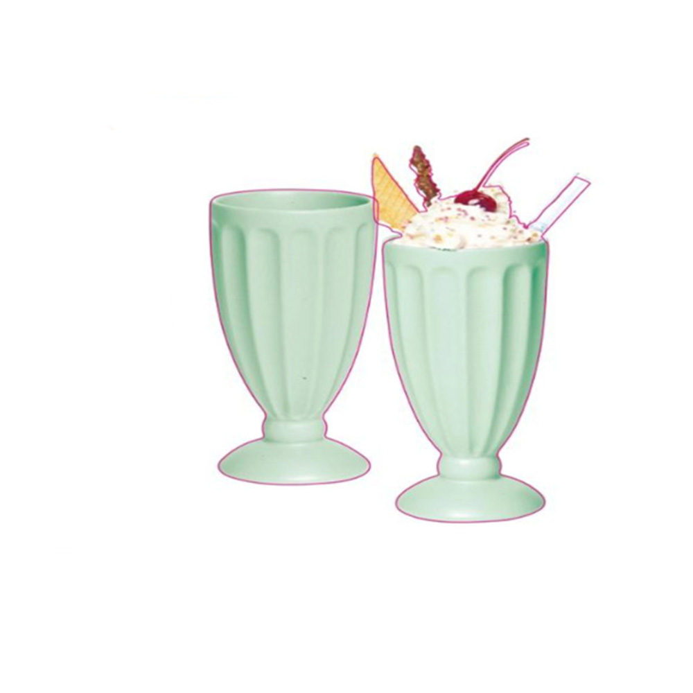 KW01-5 Milk Shake Cup 2Pcs Set - Green - Image 1
