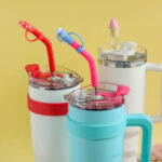 Mug Shaped Silicone Straw Cap - Image 2
