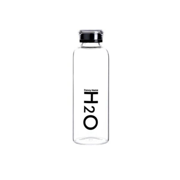 Glass Drinks Bottle 750ml 30c black