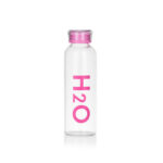 Glass Drinks Bottle 750ml 30c pink