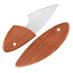 Leaf Shaped Pocket knife - Wooden handle