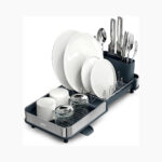 Slim Steel Dish Rack (Grey)