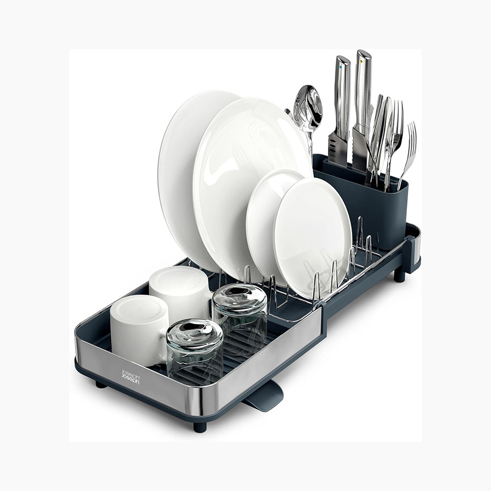 6500035-1 Slim Steel Dish Rack (Grey) - Image 1