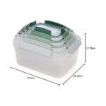 Nest Lock Plastic Food Storage Container Set - Image 4