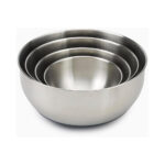 Stainless Steel Mixing Nest Bowls with Lids - Image 2